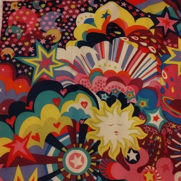 RARE Lush Cosmetics Twilight Knot Wrap - Approximately 27“ x 28“ - Scarf Bandana - Picture 4 of 8